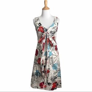 Carolina Herrera Sleeveless Floral Print Dress